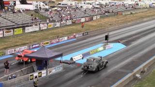 27th Hot Rod Nationals AASupercharged Woodburn Dragstrip [upl. by Wendel]