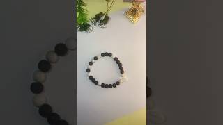 😍Beads bracelete😍 jewelrymakingathome jewellerydesign accessories youtubeshorts trending craft [upl. by Leahcimaj]