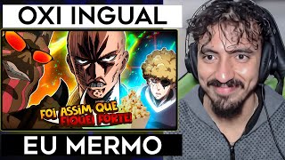 A VERDADE SOBRE A FORÇA DO SAITAMA  PARÓDIA REDUBLAGEM  Voice Makers  Leozin React [upl. by Marlea]