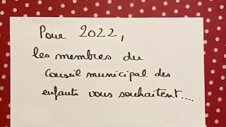 Vœux 2022 du Conseil Municipal des Enfants [upl. by Legra457]