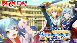 Unsure if I want to pull  Demon Lords Capital and the Lightspeed Hero  Slime Isekai Memories [upl. by Aneerbas]