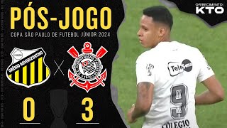 NOVORIZONTINO 0x3 CORINTHIANS 🔴 PÓSJOGO  Semifinal  COPINHA 2024 [upl. by Groome]