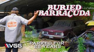 BURIED Plymouth Barracuda Parked for 22 YEARS Will it RUN AND DRIVE 400 Miles Home [upl. by Bakki502]