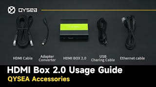 QYSEA HDMI Box 20 Connection and Usage Guide  Underwater Live Stream Solution  ROV accessories [upl. by Ariaet]