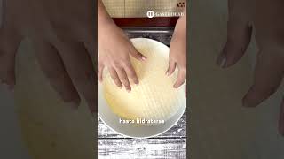 Croissants de papel de arroz  Prepara la receta más viral de las redes sociales shortsviral [upl. by Litnahc]