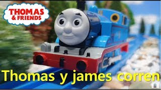 NO90Thomas y sus amigos cancion Thomas y James corren de El Gran Descubrimiento thomas Película [upl. by Atiniuq]