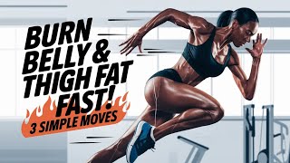 quot3 Moves to Burn Belly amp Thigh Fat Fastquot🔥shorts [upl. by Chery]