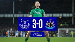 EVERTON 30 NEWCASTLE UNITED  Premier League highlights [upl. by Airbmat]