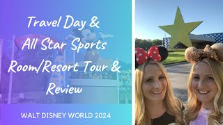 Walt Disney World Travel Day  Virgin Atlantic Comparison and All Star Sports Tour amp Review  2024 [upl. by Caughey]