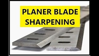 How to Professionally Regrind and Sharpen Planer Thicknesser Blades [upl. by Aik904]