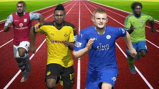 FIFA 16 Speed Test  Fastest Strikers STCF in FIFA without the ball [upl. by Navonoj]