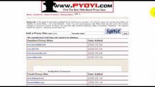 Huge List of Proxy Site Unblock My Space Unblocked Proxy Sites [upl. by Ahsieym337]