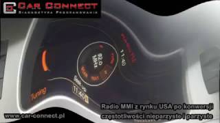 Audi MMI3G MMI3GP konwersja USA europa radio fale parzyste [upl. by Aralc]