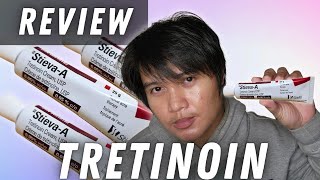 ONE MONTH REVIEW OF TRETINOIN CREAM 005  WHAT YOU NEED TO KNOW [upl. by Ydnac]