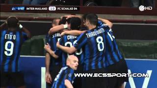 Gol Impossibile DEJAN STANKOVIC HD InterScahlke 25 Gol 50 Metri 05042011 [upl. by Hsekar]