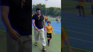 taimur ali khan takes cricket training shortvideo [upl. by Aletsirc934]