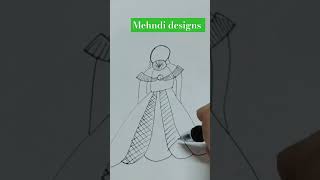 Mehandi design mein Dulhan kaise banaenmehndieasy shorts trendingtrend video beauty explore [upl. by Chang440]