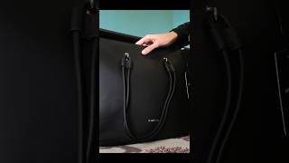 Meet my beauty🤩  Unboxing my new tote bag  Miraggio tote bag🖤 miraggio shopping bags totebag [upl. by Dutchman]