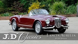 Lancia Aurelia B24S Spider  JD Classics [upl. by Yelak415]