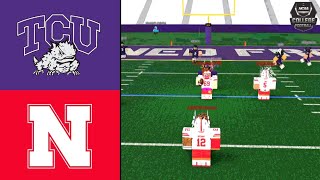 6 Nebraska  7 TCU  Roblox NCAAF Season 15 Week 2 [upl. by Jenkel248]