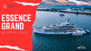 Essence Grand Cruise Halong Bay Luxury Cruise Launched 2023  Steel  55 cabins [upl. by Aerahs704]