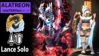 Alatreon Lance Solo  Surviving the New Mechanics full commentary Monster Hunter World Iceborne [upl. by Eisele]