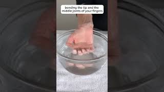 Finger Stiffness Try these Warm Water Exercises for Hand Stiffness arthritis handexercises [upl. by Nylhtak]