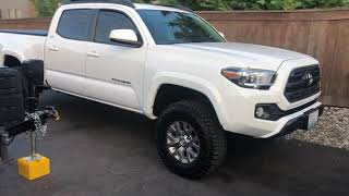 17 Tacoma Supreme suspension lift with 26575r 16 [upl. by Issim593]