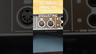 STEINBERG UR44C THE MOST DISGUSTING gaming studioheadphones audiointerfaces headphone cubase [upl. by Orvas]