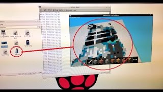 Raspberry Pi Python Minecraft Super Duper Pixel Render [upl. by Rutra]