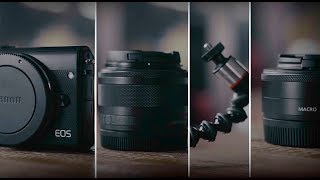 A CAMERA KIT FOR YOUTUBERS UNBOXING  M100 CINEMATIC TEST [upl. by Colbye693]