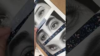 Drawing Three Sets of Eyes in Realism graphite pencils [upl. by Atinas]