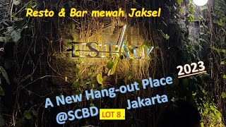 STALK lot 8 SCBD new hangout place 2023 baru resto amp bar di Jaksel Jakarta Selatan ID [upl. by Nogas]