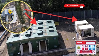 Secret Gas Facility spotted getting Demolished Near Watford LIDL Supermarket [upl. by Wurster]