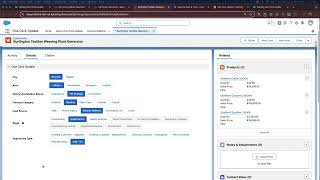 Salesforce One Click Update [upl. by Ynaffit794]