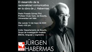 Conferencia Razón y lenguaje El desarrollo de la racionalidad comunicativa en la obra de Habermas [upl. by Emylee]