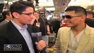 Abner Mares talks about his win over Daniel Ponce de Leon  BoxingChanneltv [upl. by Lletnwahs203]