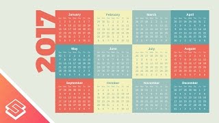 Inkscape Tutorial Simple Vector Calendar Design [upl. by Felton]