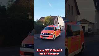 Großbrand MANV Seelze Letter ELW CDienst BF Hannover shorts Einsatzfahrt Alarmfahrt [upl. by Parfitt]