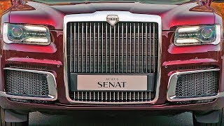 Aurus Senat 20192021 The Russian RollsRoyce [upl. by Gunas622]