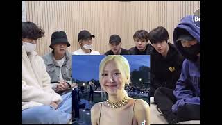 Bts reaction to Rosé Tik tok part 1 [upl. by Akihdar]