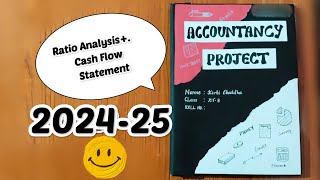 Accountancy Project on Ratio AnalysisCash Flow Statement Class 12 KirtiArts862 🤗 [upl. by Gallenz554]