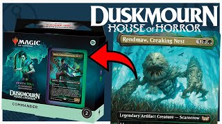 Death Toll Duskmourn Commander Deck Precon 10Card Upgrade Guide 🛠 Rendmaw Creaking Nest edh [upl. by Nigam]