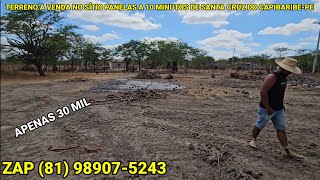 VENDO ESSE TERRENO 30 MIL SÍTIO PANELAS A 10 MINUTOS DE SANTA CRUZ DO CAPIBARIBEPE 81 989075243 [upl. by Noletta]