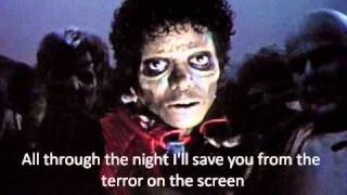 Thriller Michael Jackson Lyrics [upl. by Jeff]