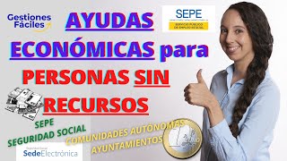 🛒🔔💰💰 AYUDAS Económicas para personas SIN RECURSOS 💰💰 ingresos minimos etoro [upl. by Lareine]