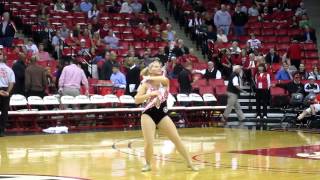 UGA Basketball Halftime  Karrissa Wimberley [upl. by Arbua996]