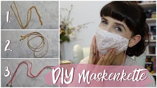 DIY  3 einfache MASKENKETTEN Ideen [upl. by Asert]