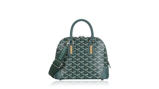 Goyard Goyardine Mini Vendome Vert [upl. by Ahpla]