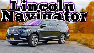 2018 Lincoln Navigator Reserve L Regular Car Reviews [upl. by Zeitler]